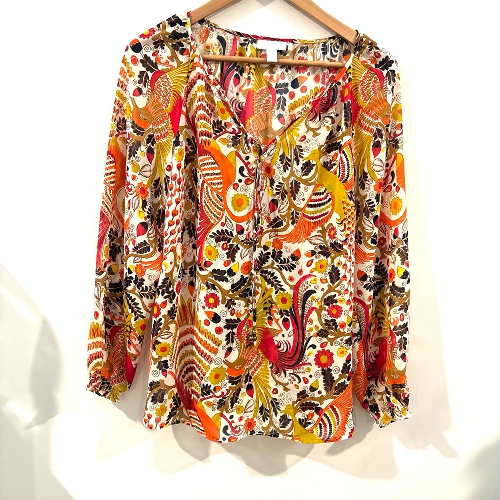 Colorful Patterned‎ Women's Top - Picture 2 of 8